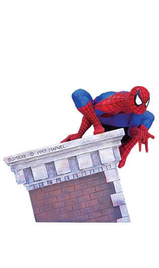(image for) Spider-Man On Building - Click Image to Close