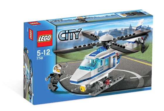 (image for) LEGO CITY Police Helicopter (7741) - Click Image to Close
