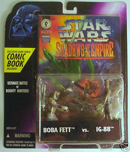 Kenner Star Wars Shadows of the Empire Boba Fett Vs Ig 88 Action Figure for sale online 