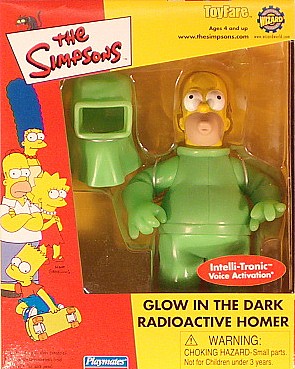 (image for) Toyfare Exclusive GITD Radioactive Homer