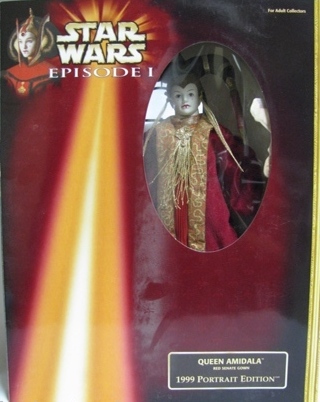 (image for) 1999 Portrait Ed Queen Amidala Red Senate Gown
