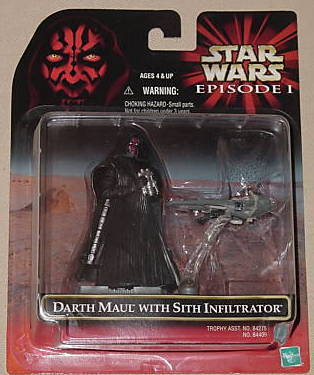 (image for) Darth Maul with Sith Infiltrator - Click Image to Close